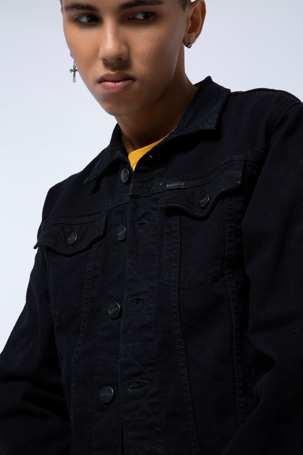 Trucker Jacket Denim Black