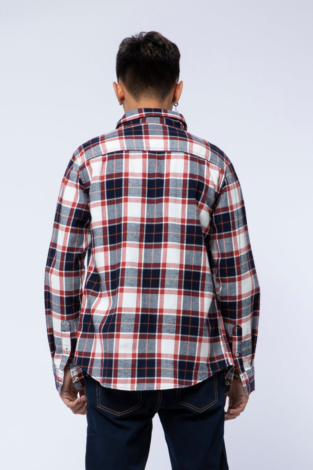 Long Sleeve Checked Shirt
