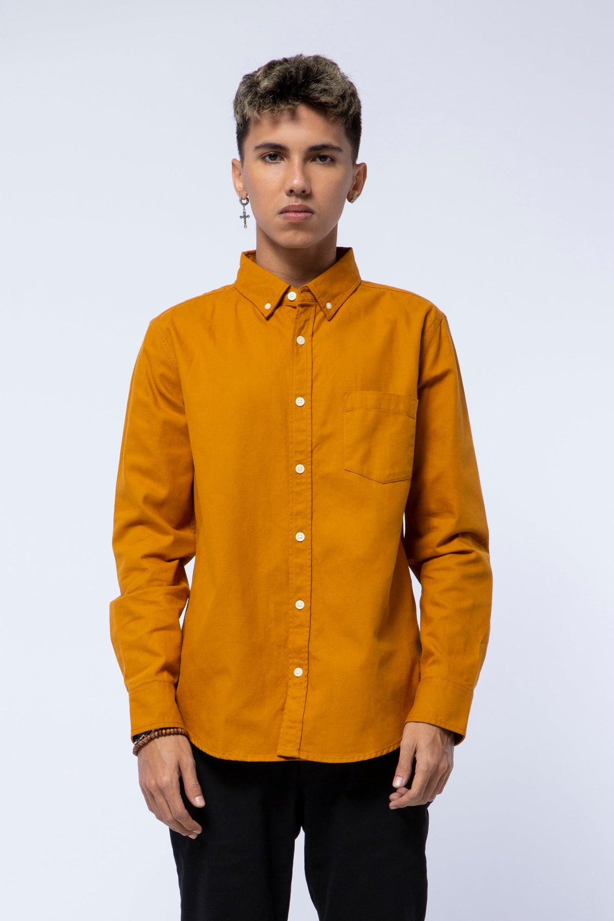 Shirt L/S  Ochre 1
