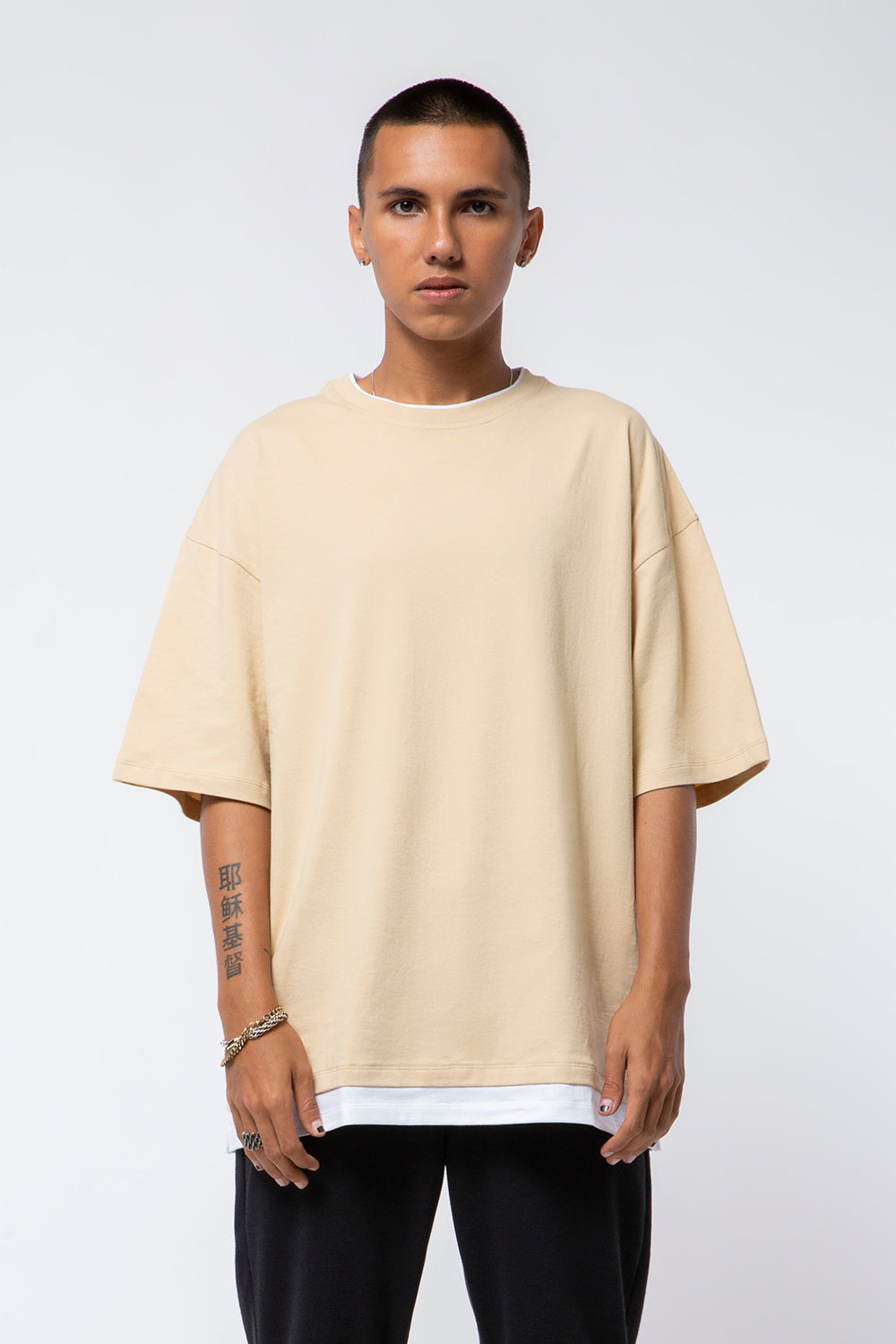 T-Shirt S/S Beige Ss21