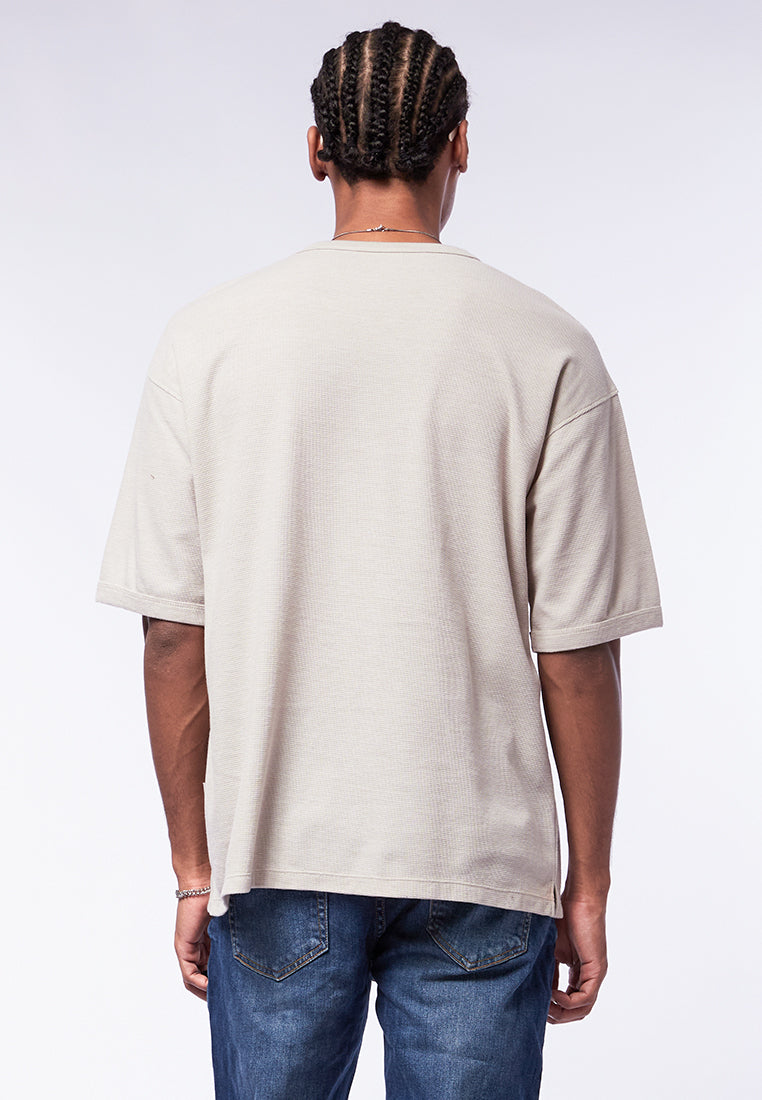 Oversized Waffle 
T-Shirt