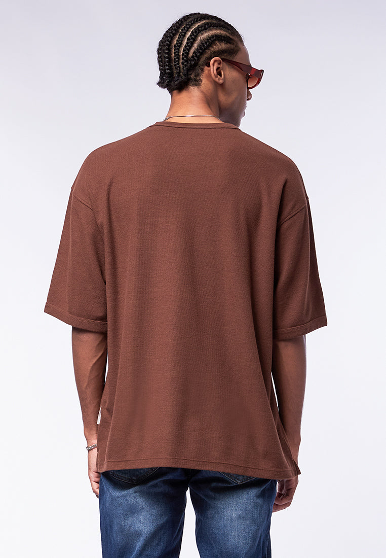 Oversized Waffle 
T-Shirt