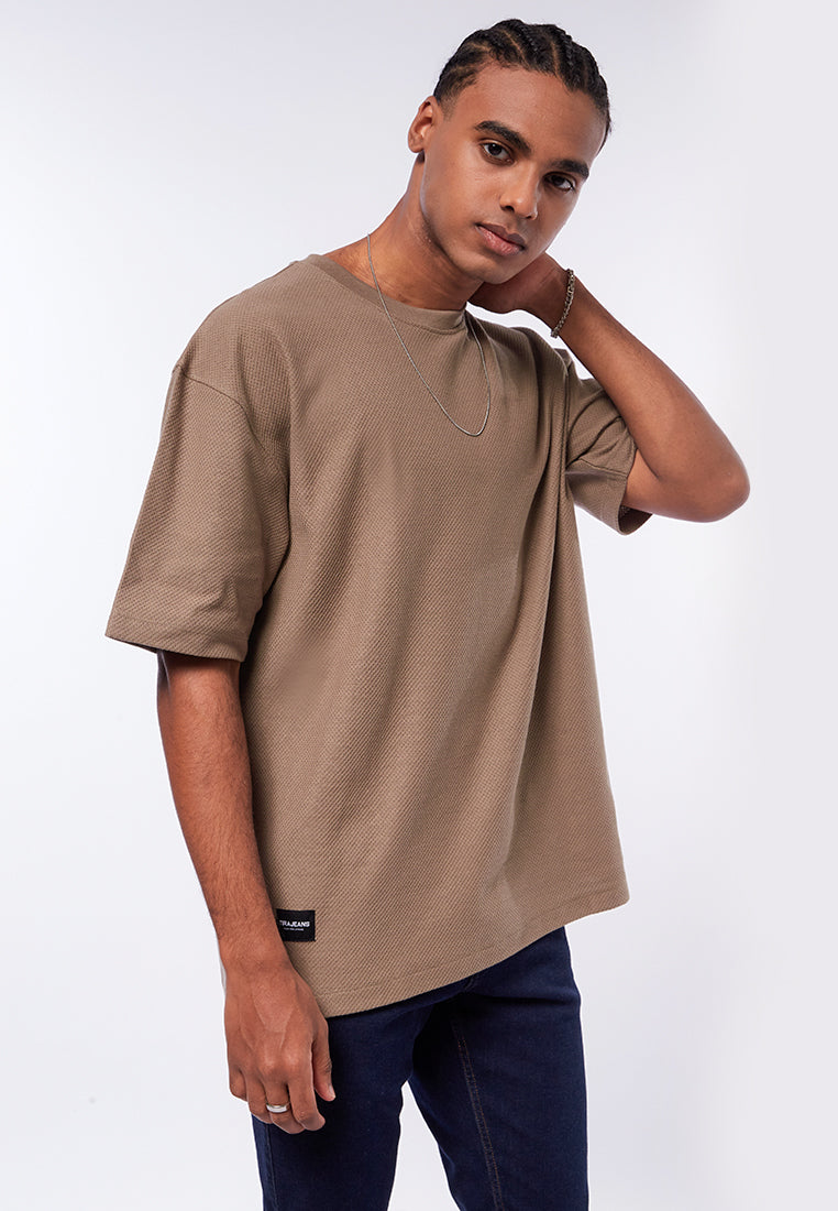 POPCORN TEXTURE T-SHIRT