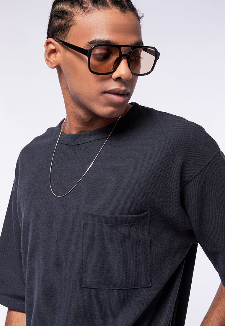 Oversized Waffle 
T-Shirt