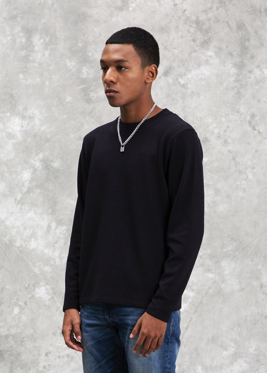 Sweatshirt Black Line Ss20