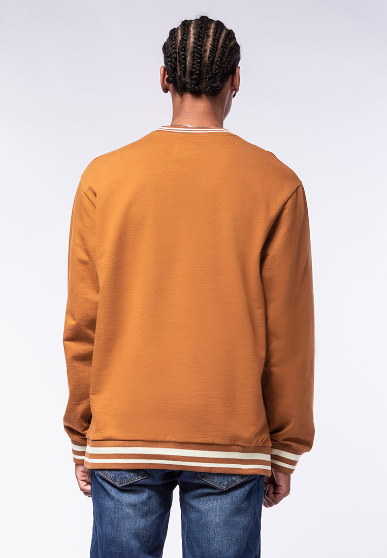 Printed Varsity Sweatshirt