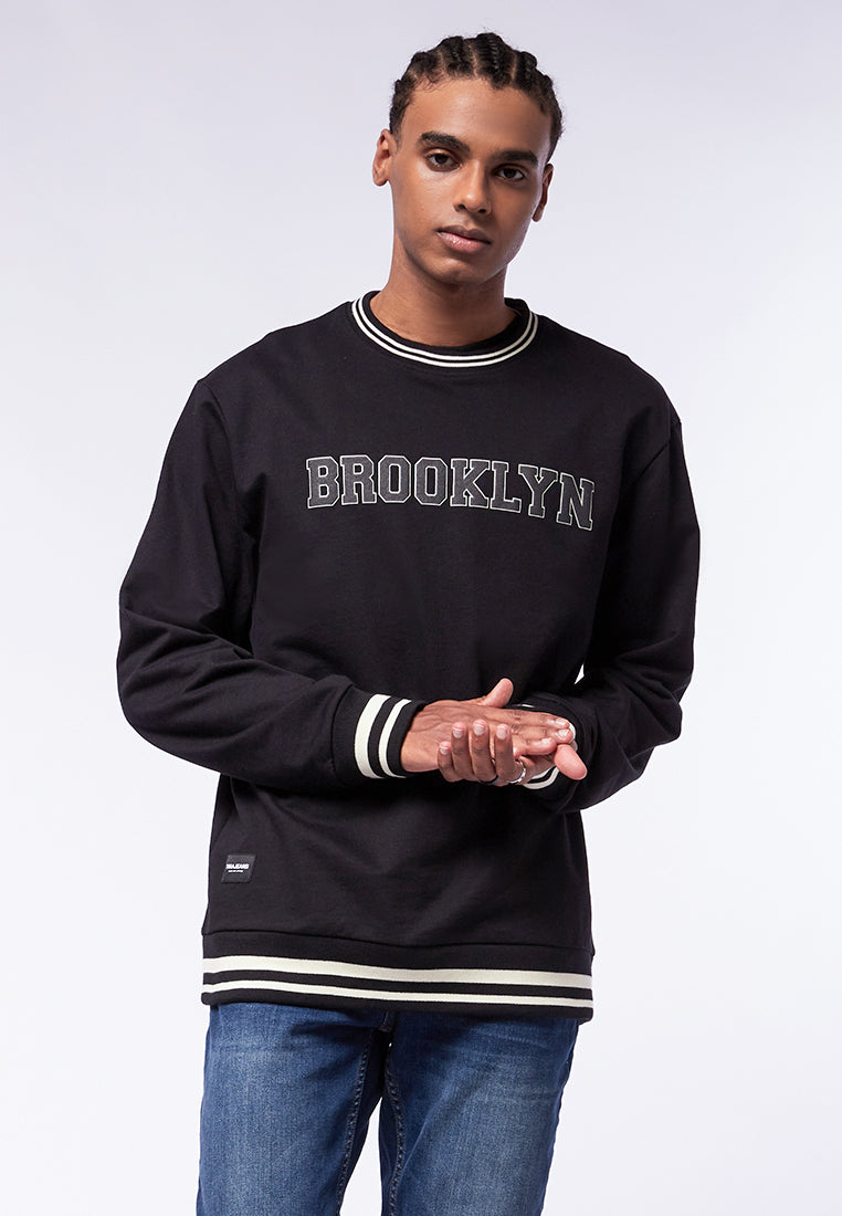 Printed Varsity Sweatshirt