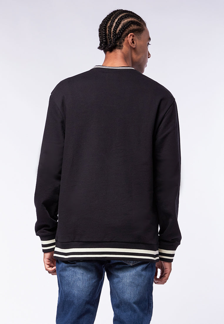 Printed Varsity Sweatshirt
