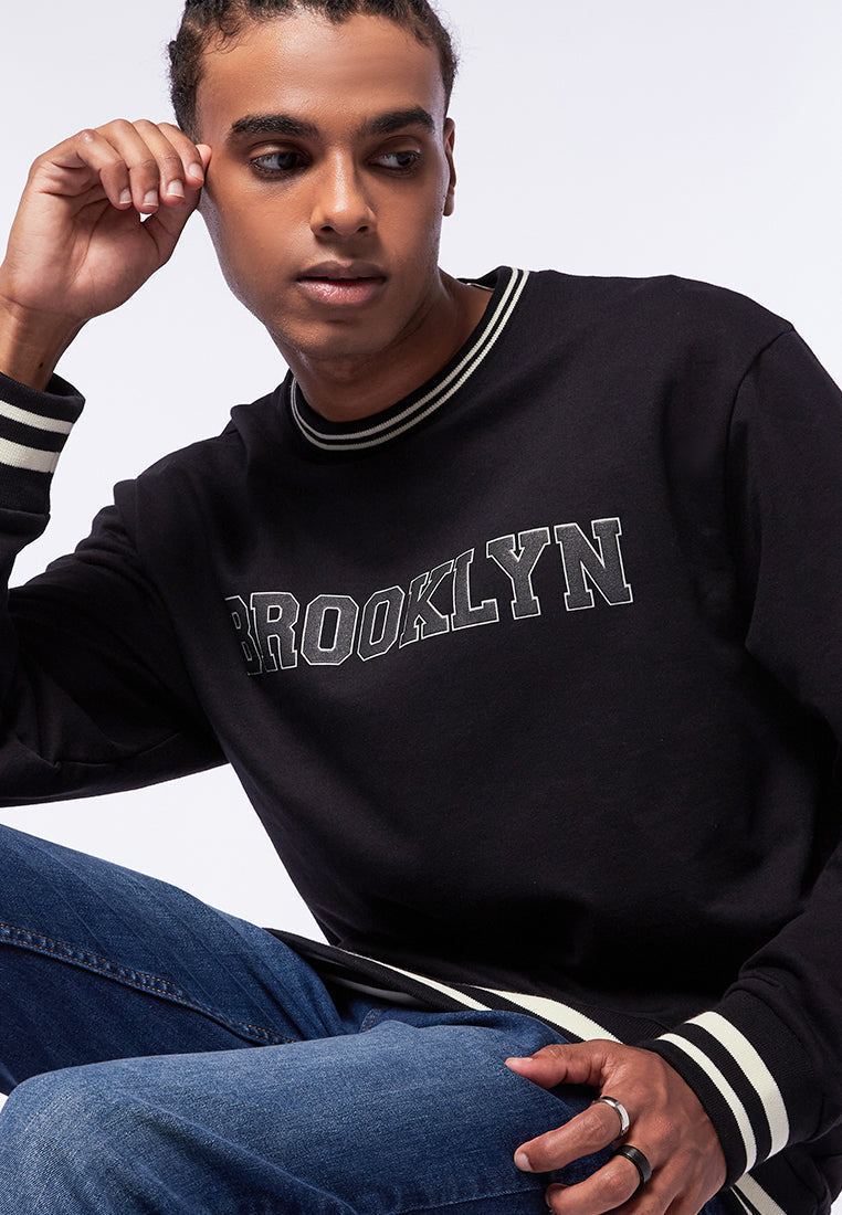 Printed Varsity Sweatshirt
