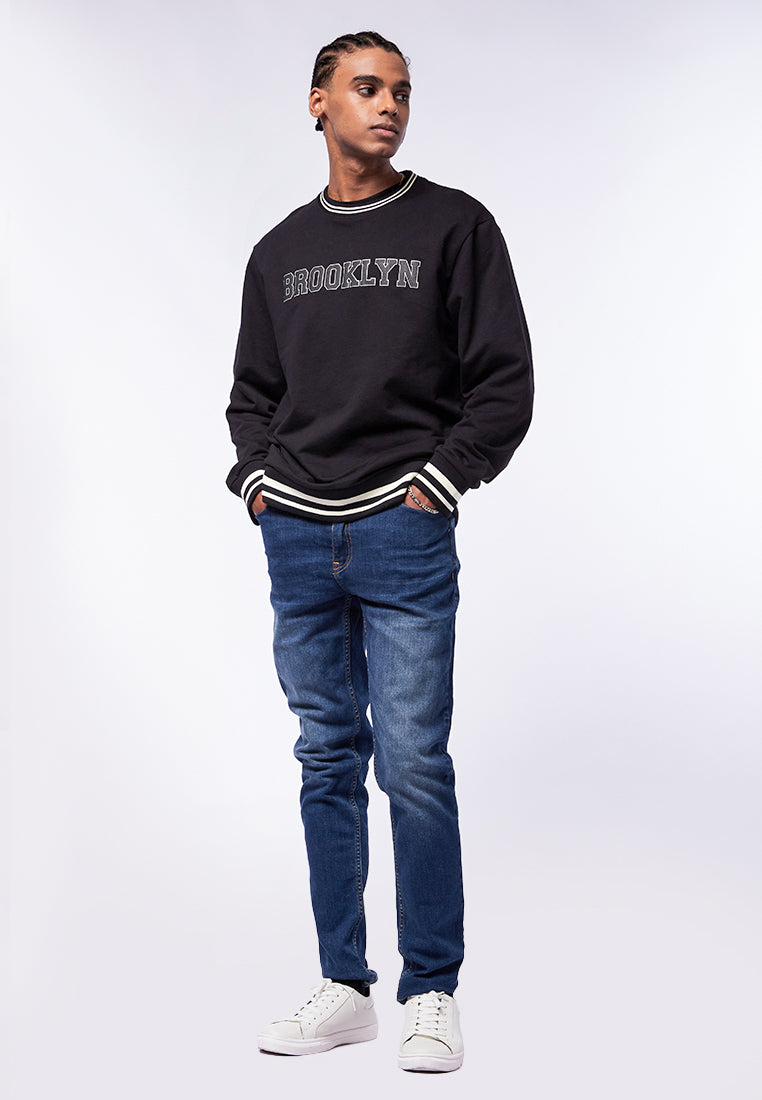 Printed Varsity Sweatshirt