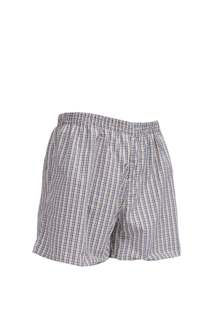 Checked Boxer Beige
