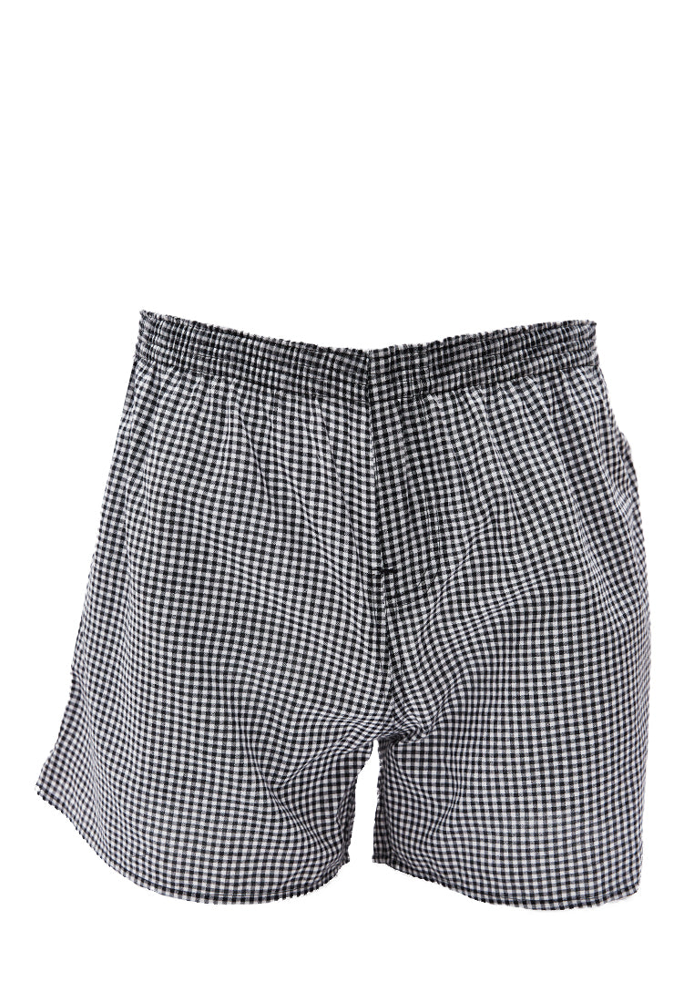 Checked Boxer Black