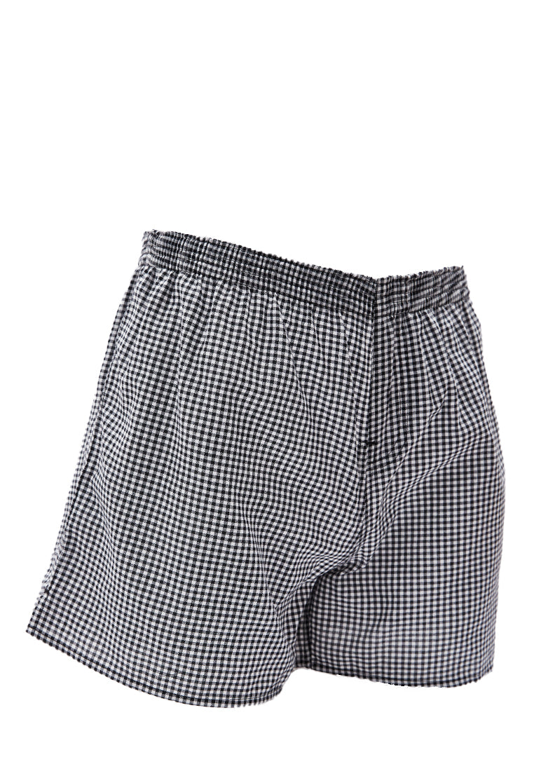Checked Boxer Black