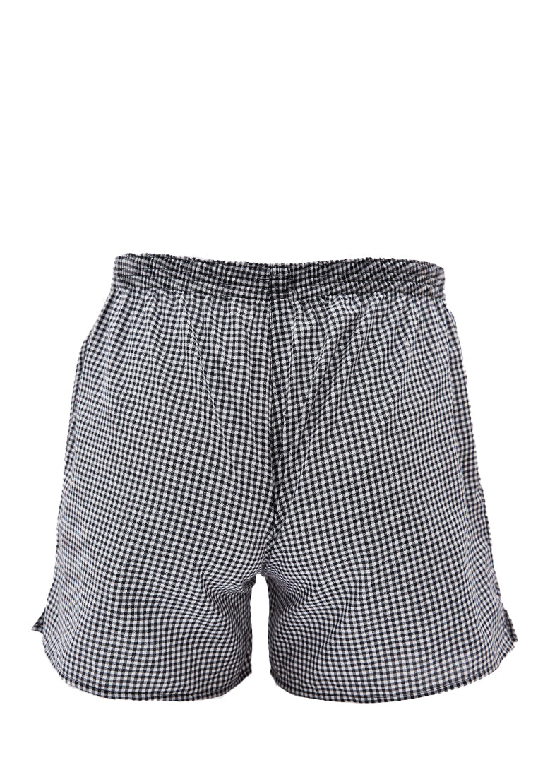 Checked Boxer Black