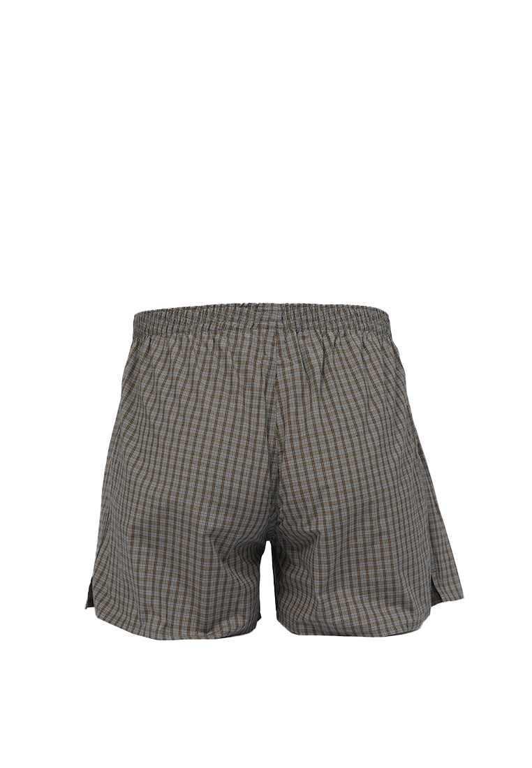 Checked Boxer Grey