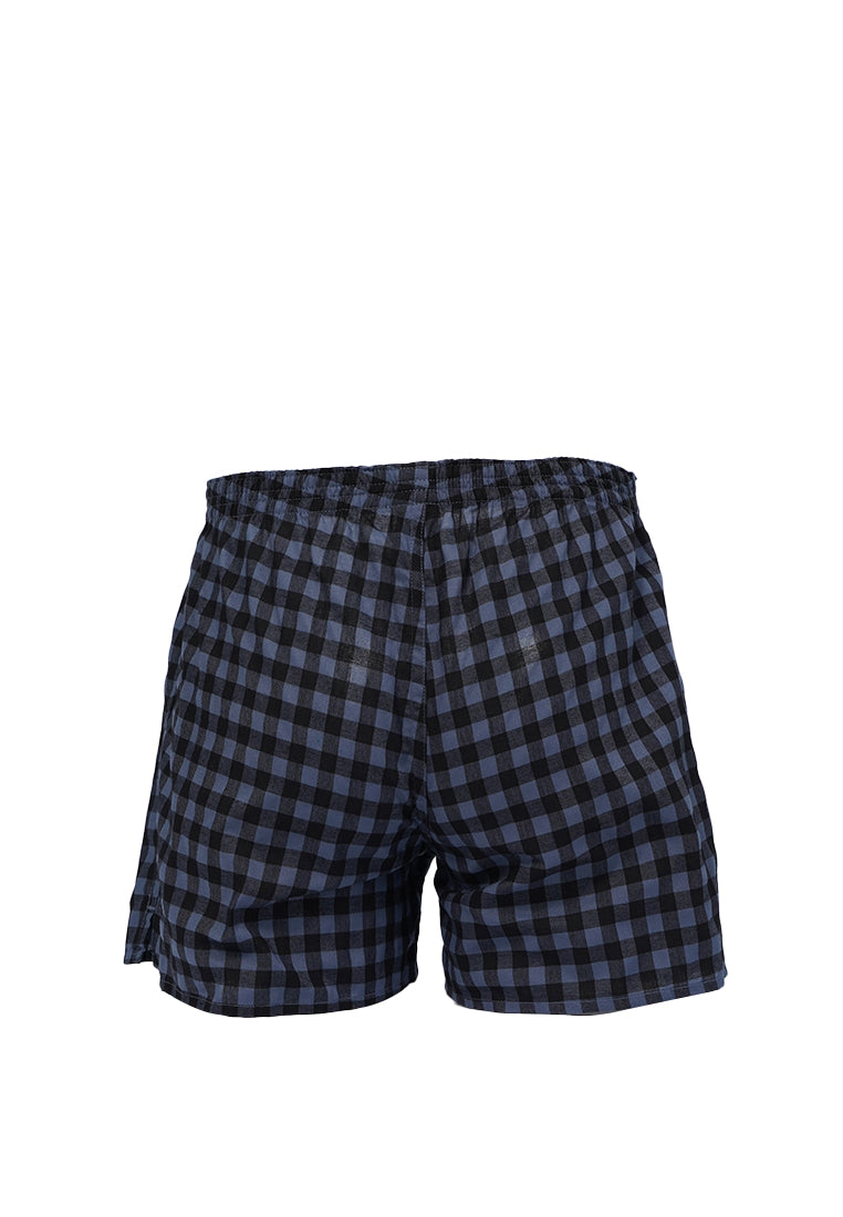 Checked Boxer Charcoal