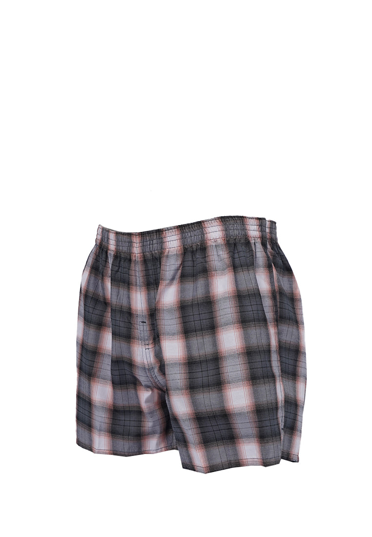 Checked Boxer Grey