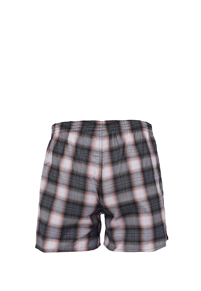 Checked Boxer Grey