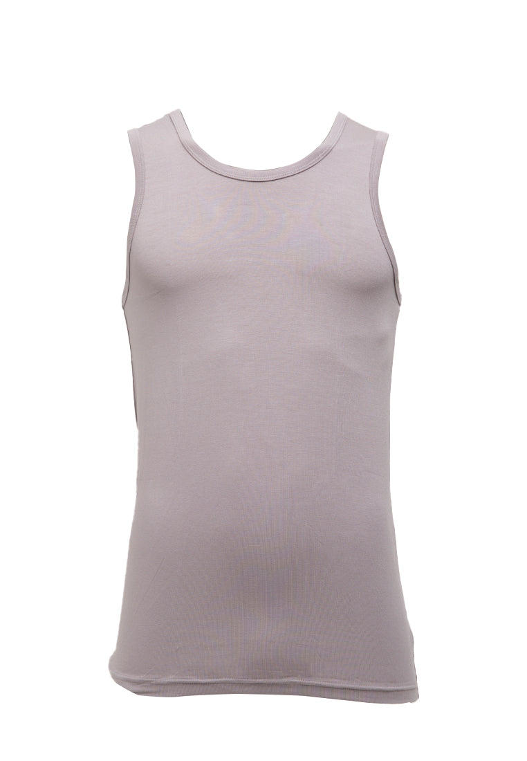 Solid Tank Top Undershirt (TENCEL) Misty Grey