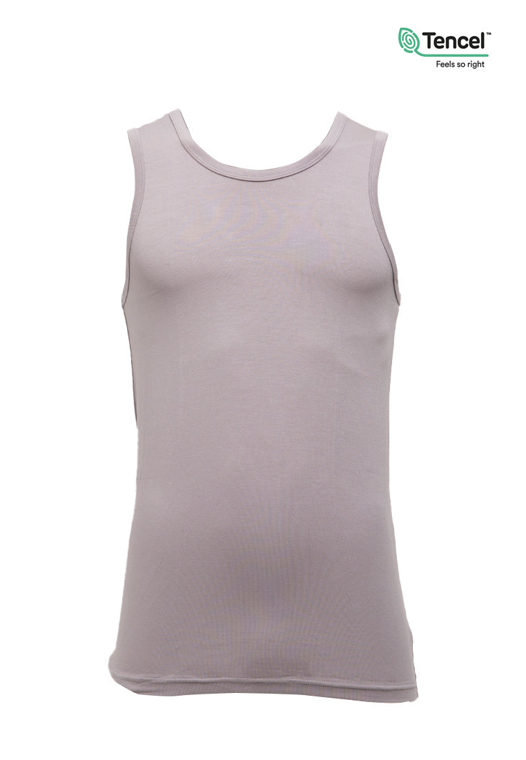 Solid Tank Top Undershirt (TENCEL) Misty Grey