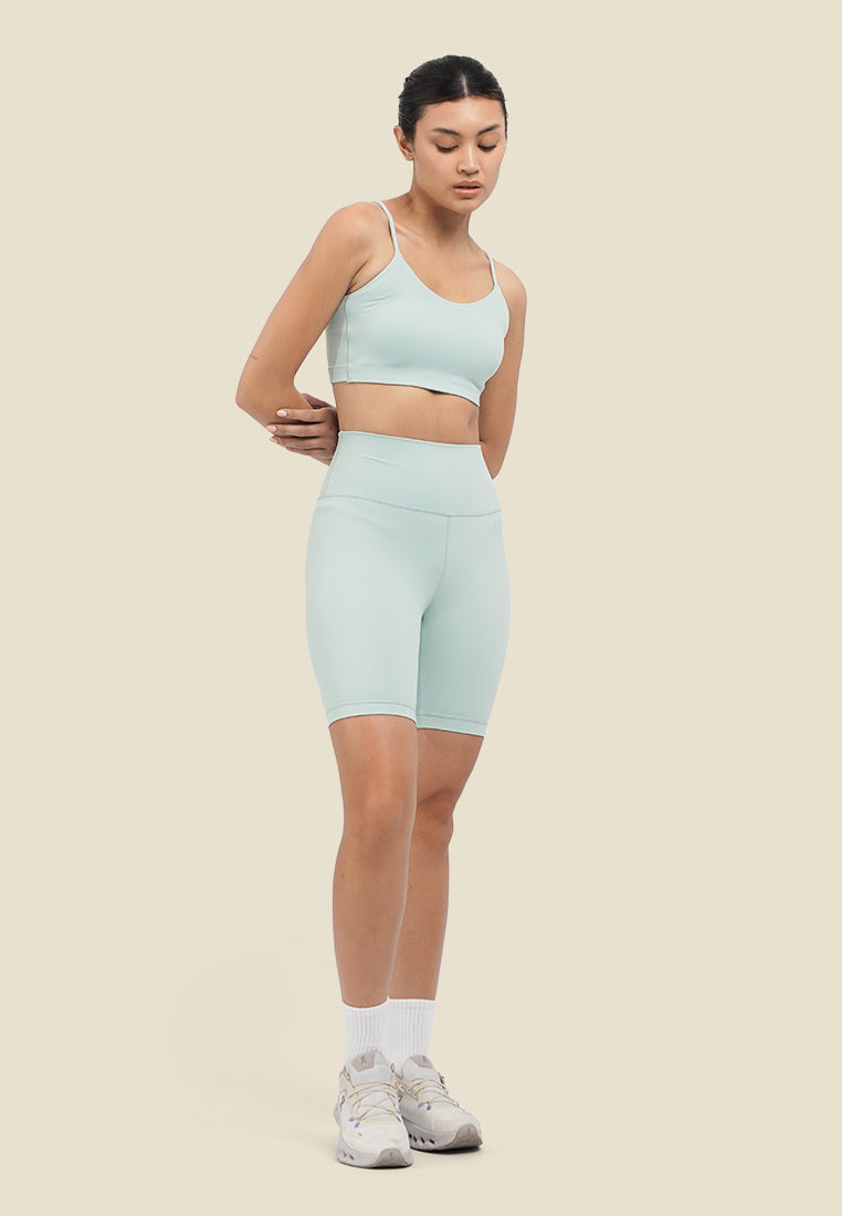 Crop Strappy V-Back Low Impact Bra