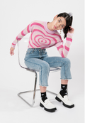 Heartwave Printed Sweater