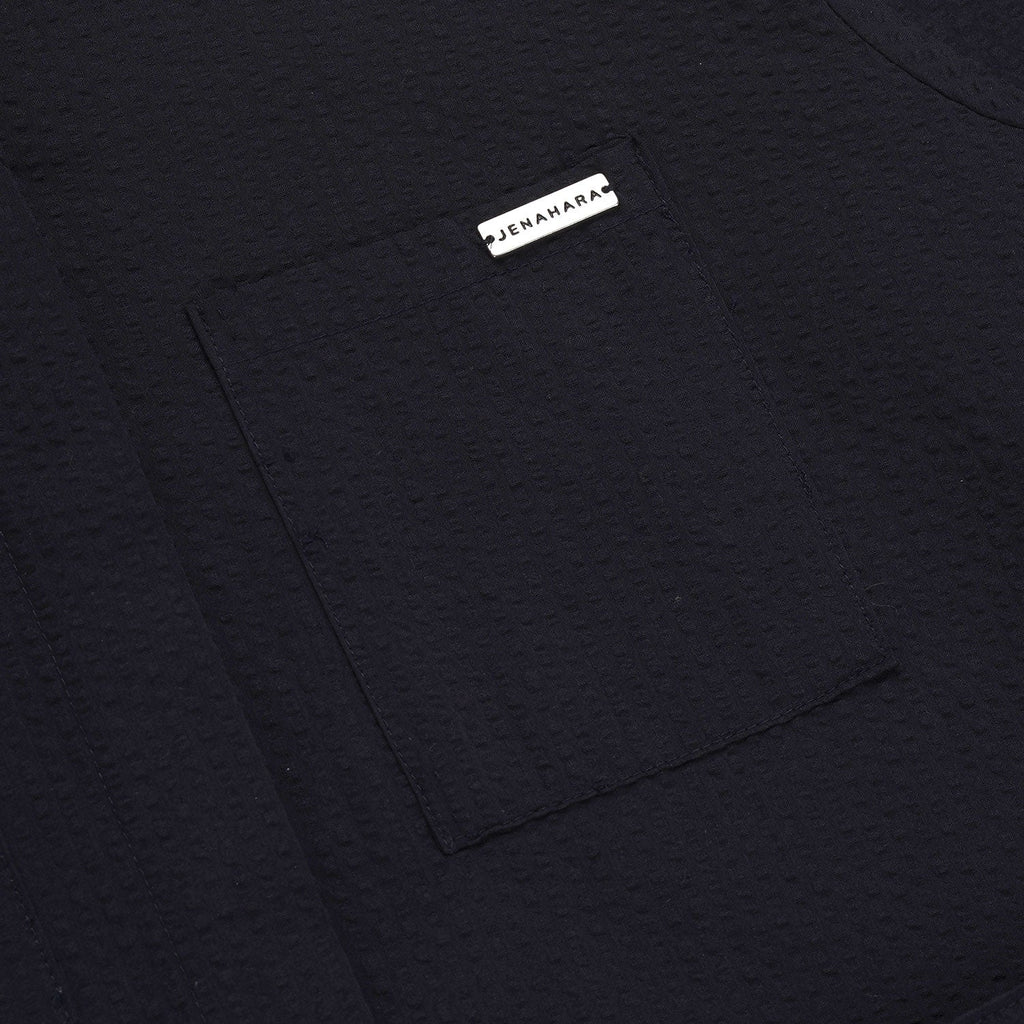 Round Neck Shirt Navy