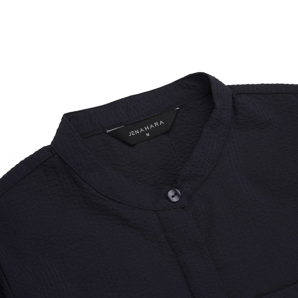 Round Neck Shirt Navy