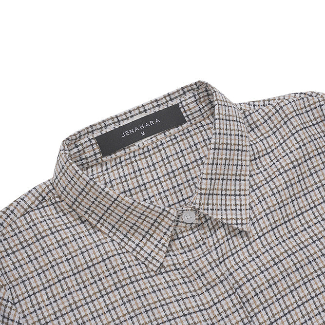 Hi-Low Shirt Brown