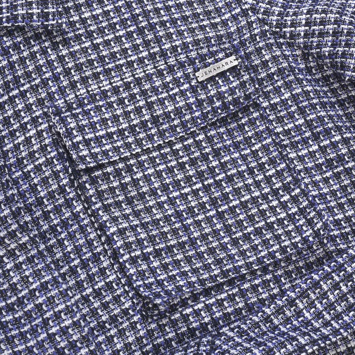 Safari Jacket Tweed Navy