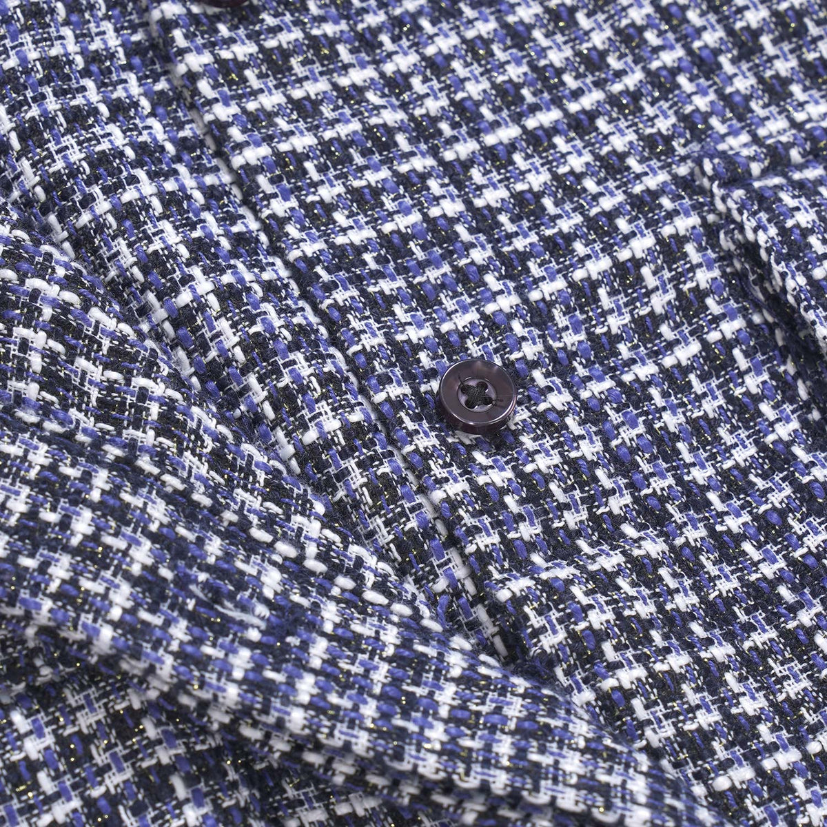 Safari Jacket Tweed Navy