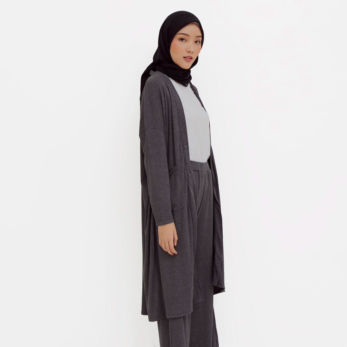 Ikigai Cardigan Outer Grey