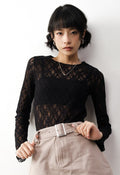 Lace Long Sleeve Top