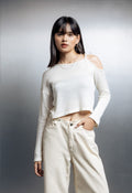One Shoulder Long Sleeve Jumper