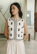 Regular Fit Embroidered Vest