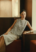 Printed Sleeveless Blouse