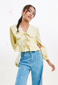Tied Up Long Sleeve Blouse