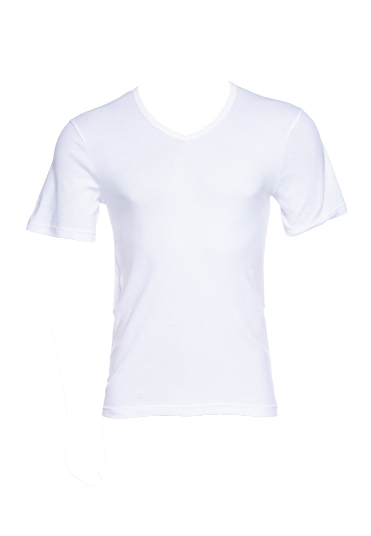 Short Sleeve V Neck Undershirt
